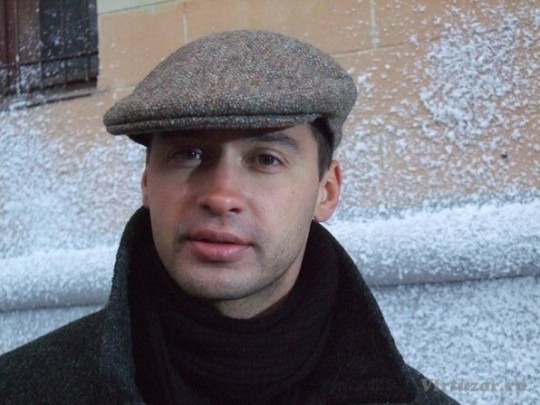 Андрей Черкасов на съемках фильма