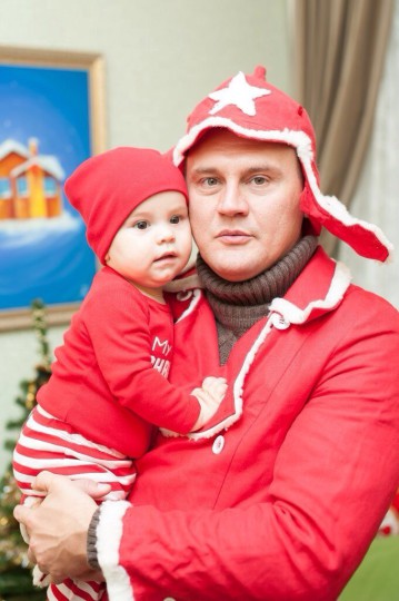 Степан Меньщиков в семьей
