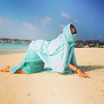Ксения Собчак отдыхает на Мальдивах.