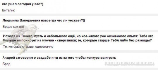 Аня Кручинина отвечает на вопросы