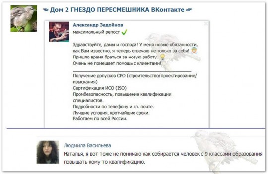 Саша Задойнов ищет работу