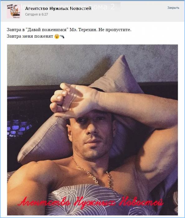 Давай поженимся с Михаилом Терехиным Давай поженимся с Михаилом Терехиным