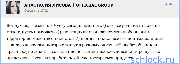Лисова размышляет...