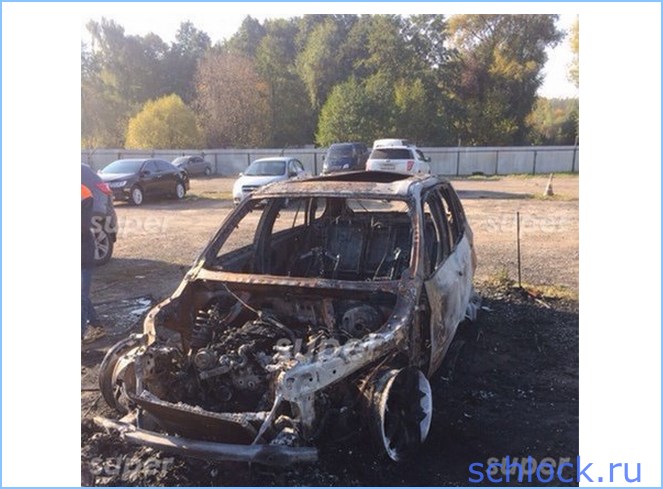 Неизвестные сожгли автомобиль Терехина