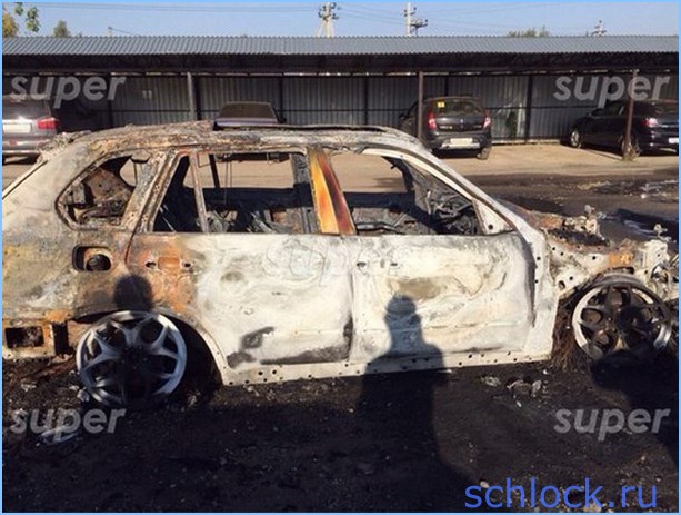 Неизвестные сожгли автомобиль Терехина