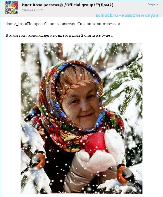 Концерта Дом 2 опять не будет