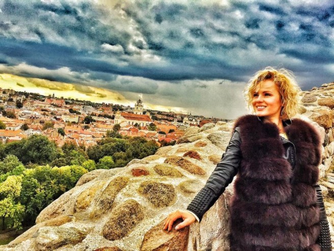 Александра Харитонова в Вильнюсе (26 сентября)