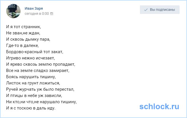 Заря продолжает давить на жалость?