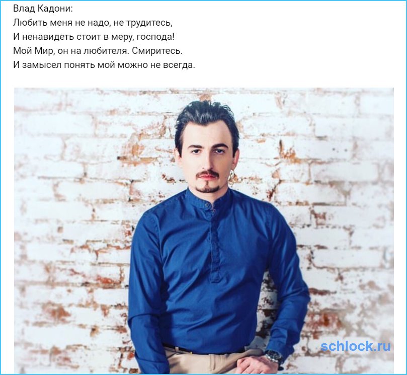 Любить меня не надо, не трудитесь...