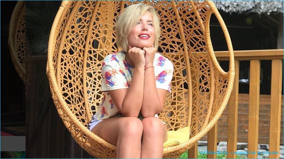 Оксана Ряска нашла себе занятие на Сейшелах