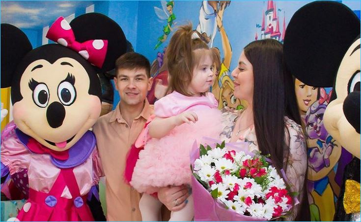 Ольге Рапунцель очень понравился детский праздник для старшей дочки Василисы