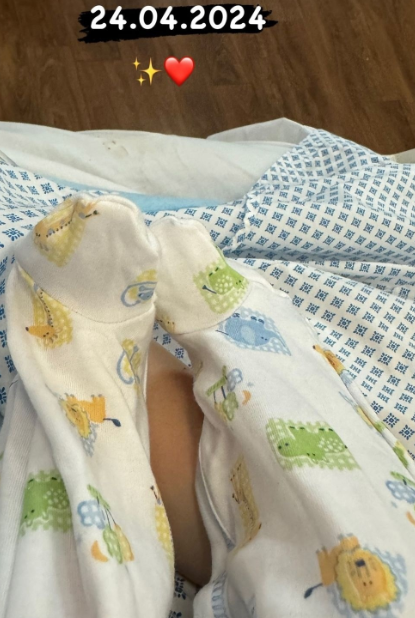 Марина Страхова родила первенца Марина Страхова родила первенца