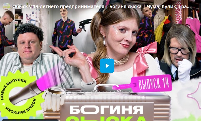 Обыск у 19-летнего предпринимателя. Богиня сыска