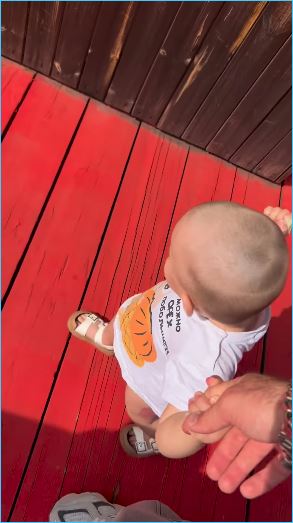 Тигран Салибеков гордится первыми самостоятельными шагами сына Леона