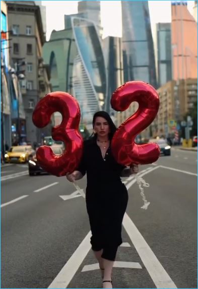 Александра Черно гордится собой в свой 32 день рождения