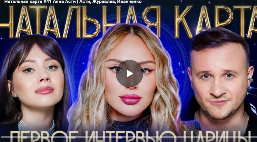 Натальная карта. Анна Асти, Журавлев, Иванченко