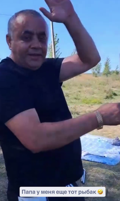 Кристина Бухынбалтэ улетела в Молдавию к отцу