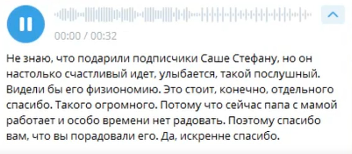 Саша Черно сделала распаковку подарков для Стефана от подписчиков