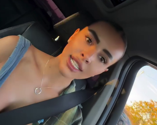 Кристина Бухынбалтэ занимается благотворительностью на трассе