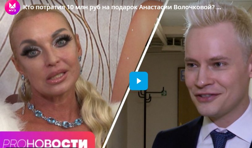 Кто потратил 10 млн руб на подарок Анастасии Волочковой? На что Shaman променял кожаные лосины?