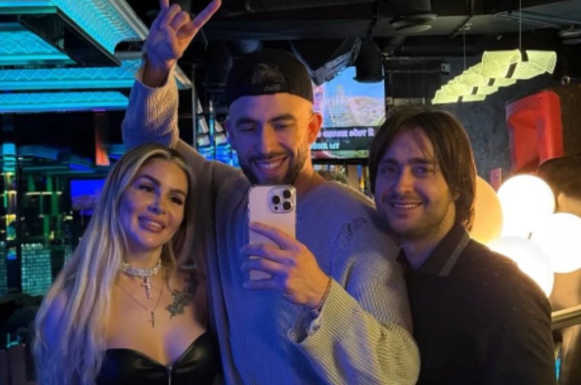 Игорь Григорьев и Настя Голд поздравили Алексея Безуса с днём рождения