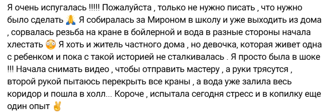 Нелли Ермолаева рассказала про потоп в загородном доме