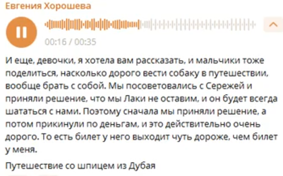 Сергей и Евгения Хорошевы собираются путешествовать по Европе