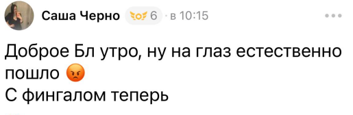 Александра Черно проводит прямые эфиры с фингалом после загула с подругой