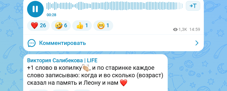 Виктория Салибекова рассказала о малом словарном запасе сына Леона
